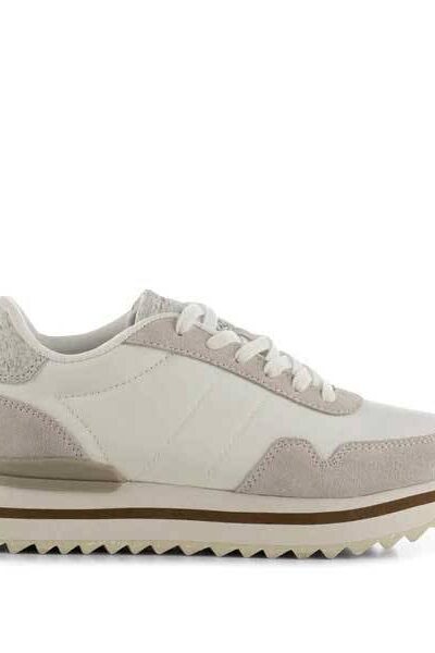Nora III leather plateau blanc de blanc Woden