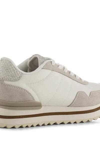 Nora III leather plateau blanc de blanc Woden