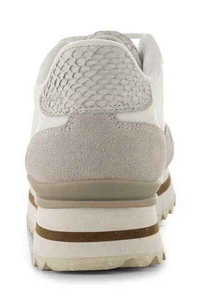 Nora III leather plateau blanc de blanc Woden
