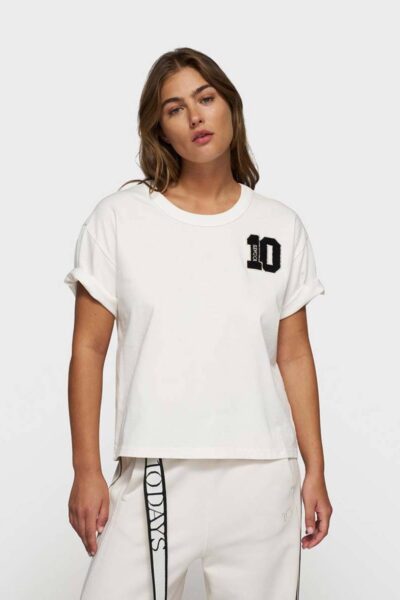 Thick cotton tee 10 ecru 10 DAYS
