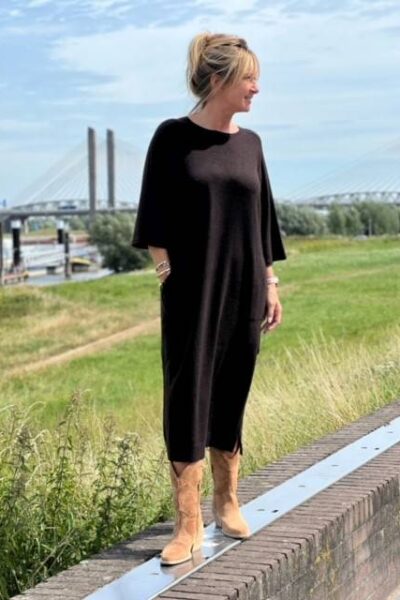 Brunn sweater dress expresso Zenggi
