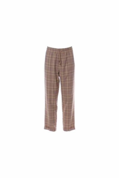 Claartje check pants sand-green Aimee the Label