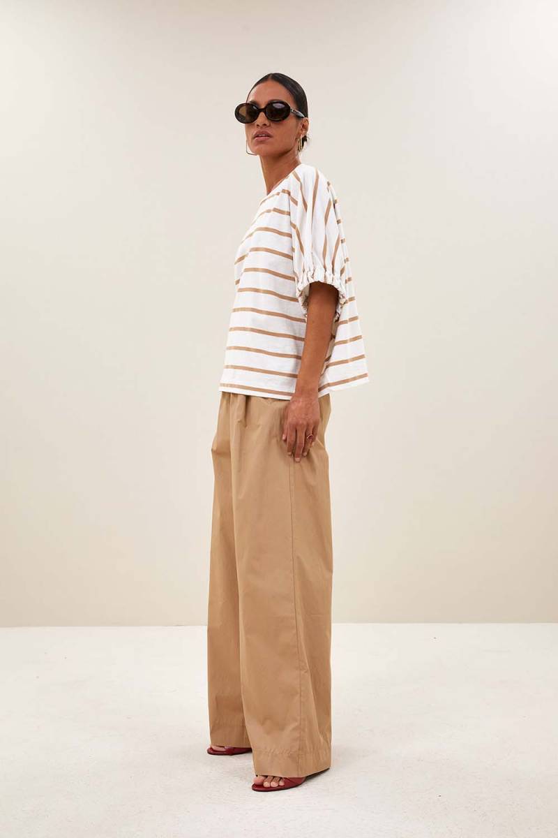 Merle heavy flame stripe top By-Bar Amsterdam - Afbeelding 3