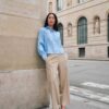 Nila roy ankle pant sesame Mos Mosh