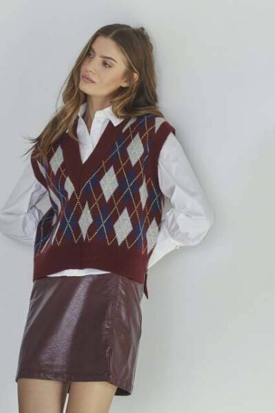 Posy skirt winered Co’Couture