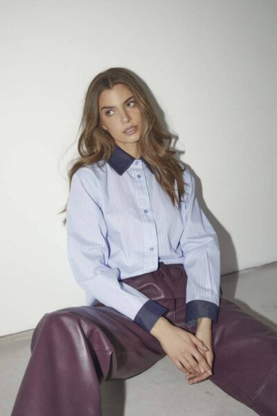 Phoebe pull om pant plum Co’Couture