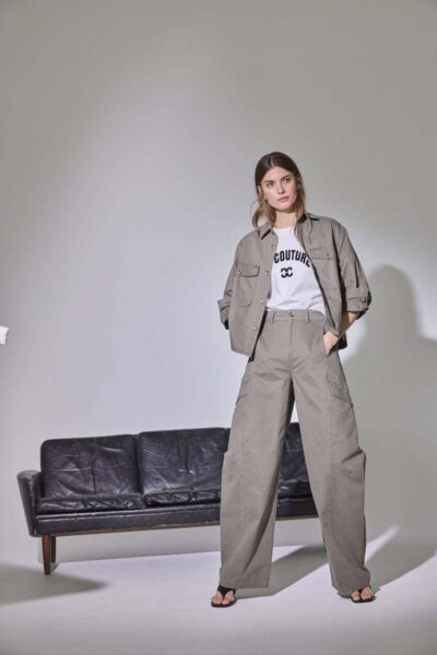 Evelyn barrel LL pant army Co’Couture