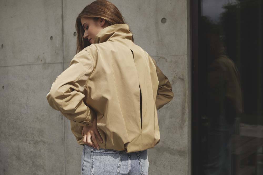 Francis balloon jacket sand Co'Couture - Afbeelding 2
