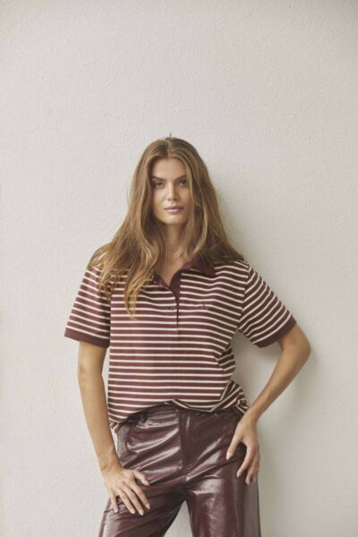 Hayes pollo ss tee winered Co’Couture