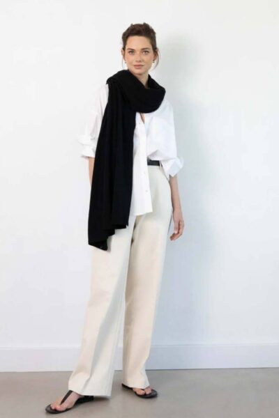 Sjaalmania cosy chic solid black