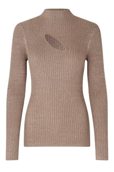 Sanka knit t-neck silver mink Second Female