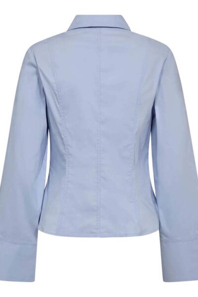 Sanna bell sleeve shirt pale blue Co’Couture