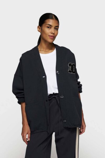 Baseball cardigan dark navy 10 DAYS