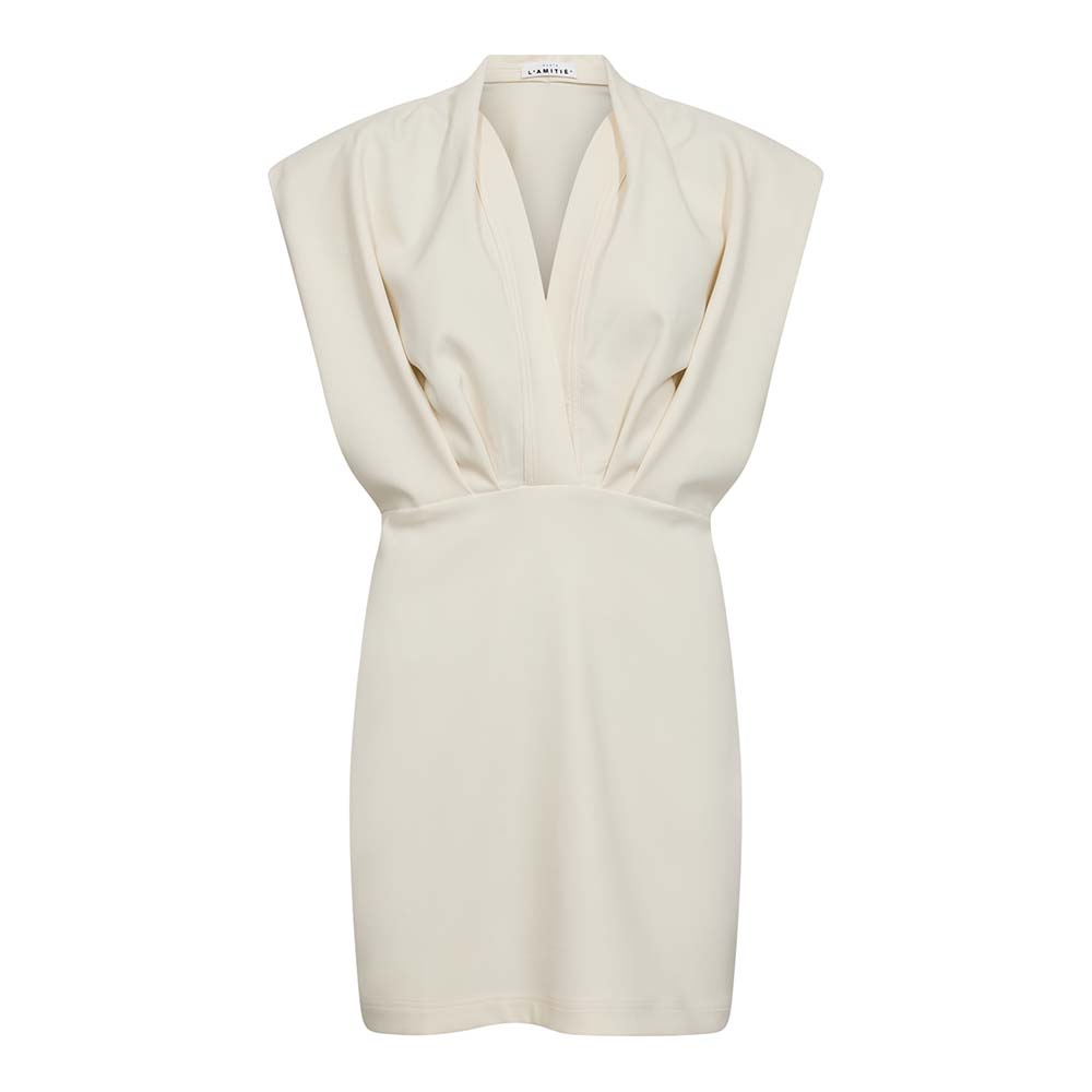 L'egance crop drape dress pearl Haute L'Amitie - Afbeelding 2