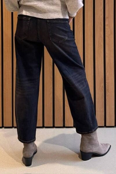 Elin cross brown overdyed denim Cambio