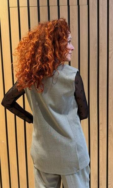 Nicole triangle tailor beige mel. Haute L’Amitie