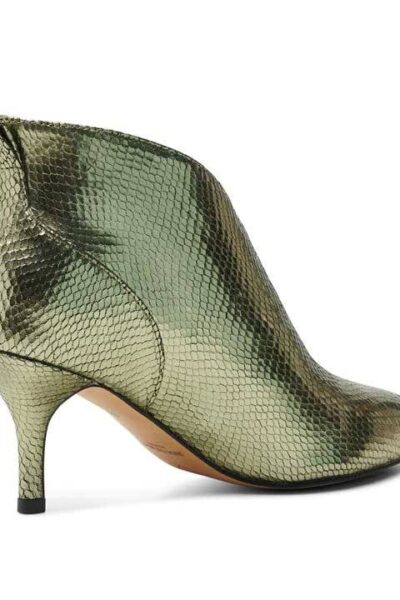 Valentine low cut snake silver olive Shoe The Bear