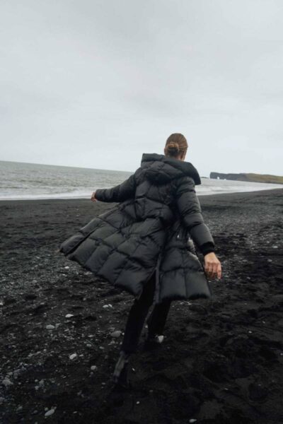 Nova metallic down jacket forest night Mos Mosh
