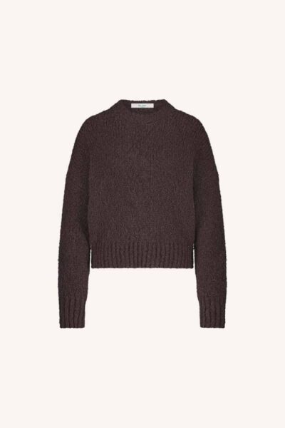 Sonny bulky pullover chocolate By-Bar Amsterdam