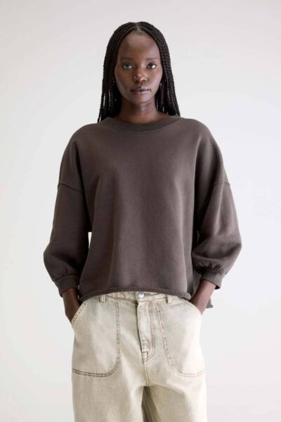 Vicske sweatshirt dark roast Bellerose