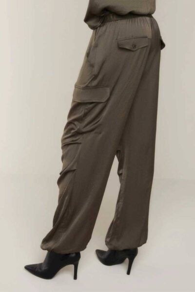Trousers silky touch forest Summum Woman