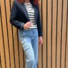 Vola crop blazer navy Co'Couture - Afbeelding 2