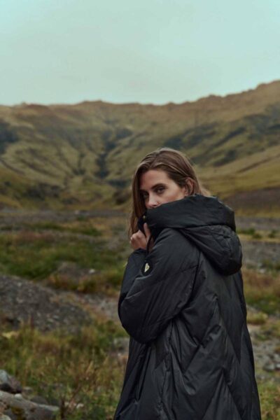 Zola down jacket black Mos Mosh