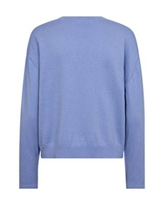 Chani placket knit hydrangea Mos Mosh