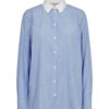 Tayla stripe shirt hydrangea Mos Mosh - Afbeelding 5