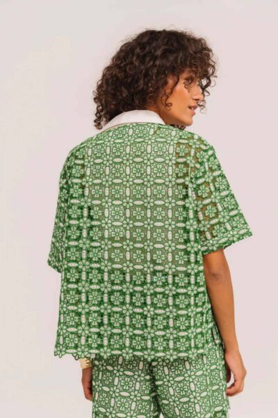 Flavia Goya vert shirt Sacrecoeur
