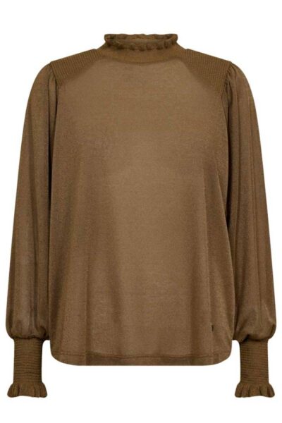 Kaliva ls blouse tapenade Mos Mosh