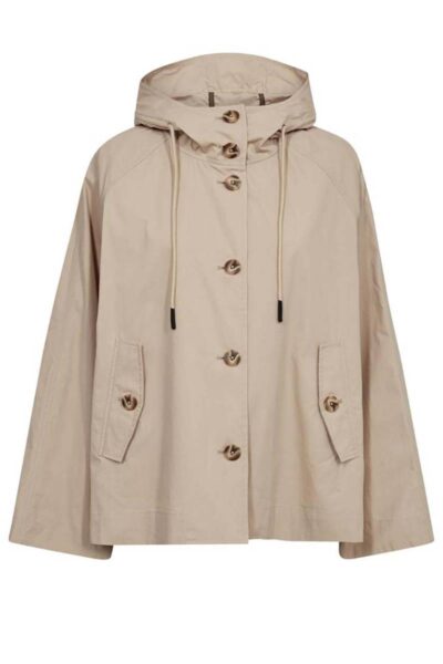 Sheena short jacket feather gray Mos Mosh