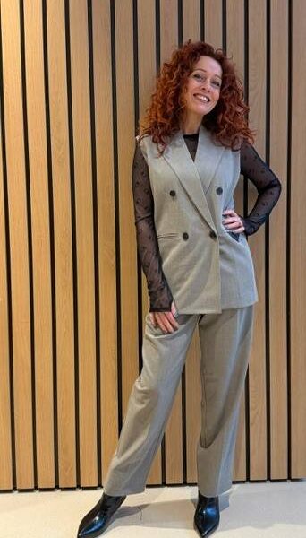 Nicole triangle tailor beige mel. Haute L’Amitie