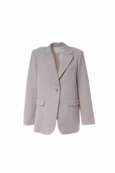 Dany blazer herringbone sand-white Aimee the Label