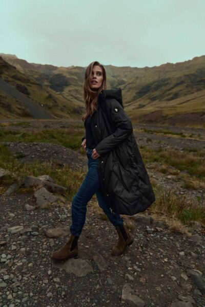 Zola down jacket black Mos Mosh