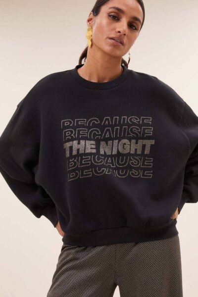 Bibi nights sweater jet black By-Bar Amsterdam