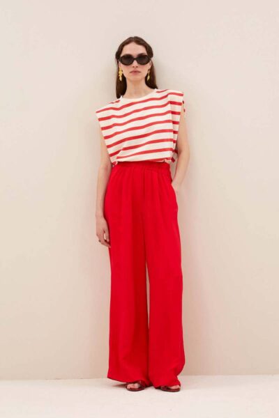 Benji satin stripe pants lollipop By-Bar Amsterdam