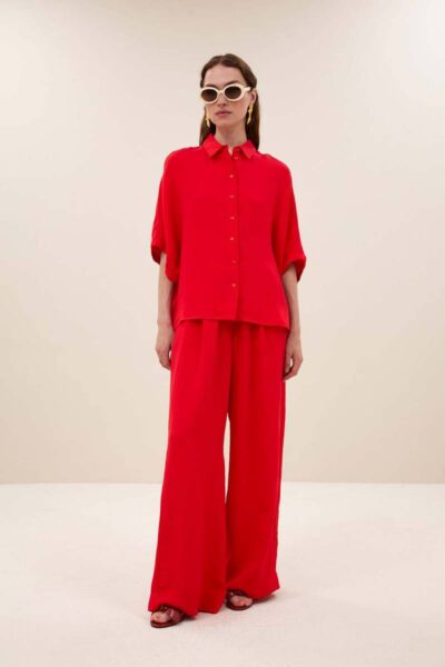 Benji satin stripe pants lollipop By-Bar Amsterdam